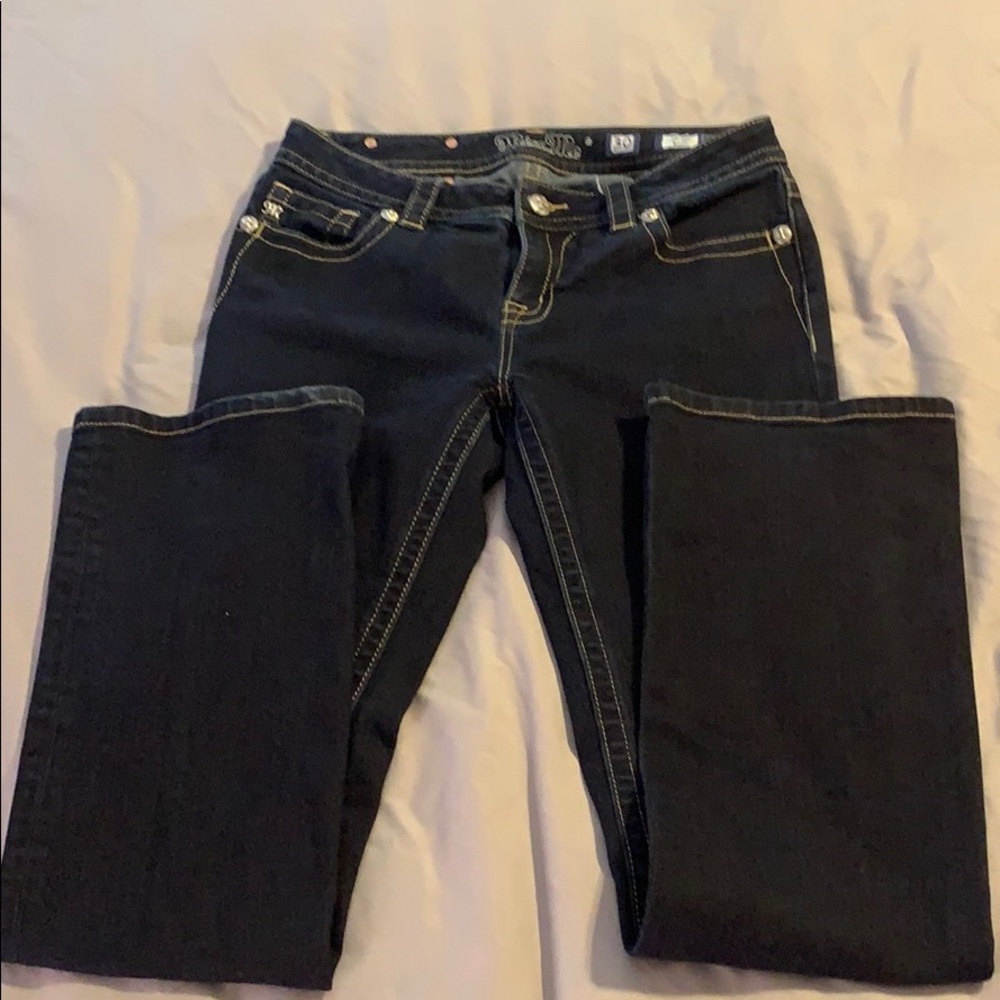 Miss me jeans mid rise boot cut size 30